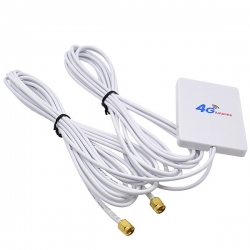 Anténa 4G LTE 7dBi 2 konektory SMA délka kabelu 3m   