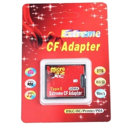 Adapter 2x Micro SD na CF, Compact Flash karty