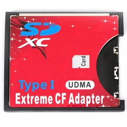 Adapter SD SDHC SDXC na CF, Compact Flash karty