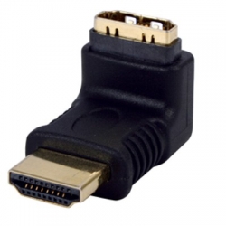 Adaptér HDMI samice HDMI samec úhlový 270° 