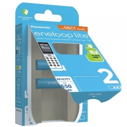Nabíjecí baterie Panasonic Eneloop Lite DECT R03 AAA 550mAh, blistr 2 ks