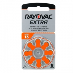 Baterie do naslouchadel Rayovac Extra PR48 (A13, Size 13,13AU, DA13, 13HPX, ZA13, PR13H) 8ks