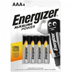 Baterie Energizer Alkaline Power LR03/AAA balení 4ks 