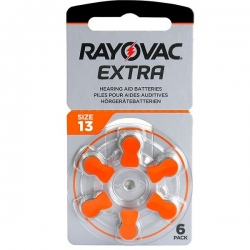 Baterie do naslouchadel Rayovac Extra PR48 (A13, Size 13,13AU, DA13, 13HPX, ZA13, PR13H) 6ks