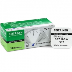 Baterie SEIKO 317, SR516SW, hodinková silver
