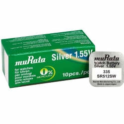 Baterie Murata 335, SR512SW, hodinková silver