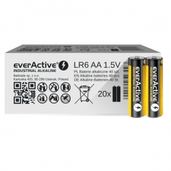 EverActive Industrial Alkaline baterie AA (LR6) 40ks