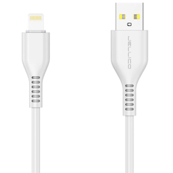 USB kabel pro iPhone Lightning JELLICO KDS-32 3.1A 2m bilý 