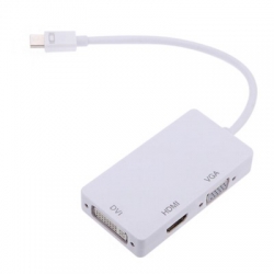 Adaptér mini DP na HDMI/DVI/DISPLAYPORT 3V1