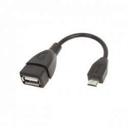 USB Host, OTG kabel s konektorem micro USB 18.5cm