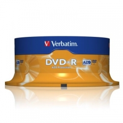 Verbatim DVD-R 4,7GB 16x, 25ks 