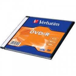 Verbatim DVD-R 4.7Gb 16X Slim Case 