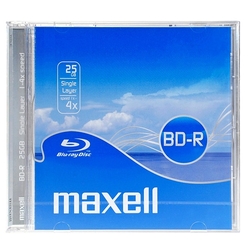 BLU-RAY MAXELL 25GB - 4x, JEWEL CASE