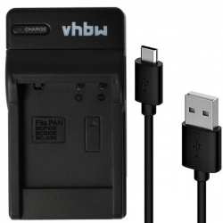 USB nabíječka pro Panasonic DMW-BCF10E, DMW-BCG10,CGA-S009