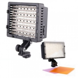 LED deskové foto video světlo se 160 LED