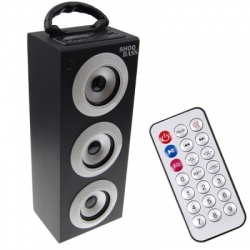 Přenosný reproduktor SHOQ BASS S10 s MP3 přehrávačem, SD katra , FM rádio, 15W