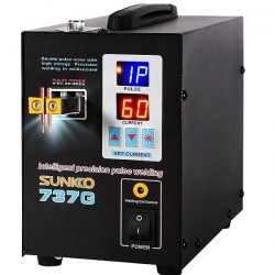 Pulzní bodová svářečka kontaktů baterií Sunkko 737B/G