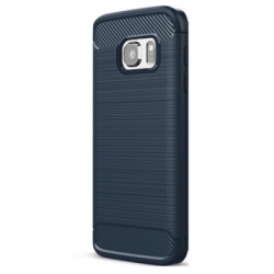 Pouzdro Carbon pro Huawei Y3 (2017) dark blue