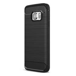 Pouzdro Carbon pro Huawei Y7 black 