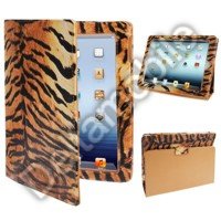 Pouzdro pro iPad (iPad 3) / iPad 4 (Yellow) Tiger