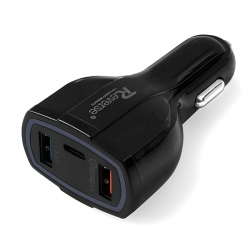 Nabíječka do auta QUALCOMM 3.0 USB 2x 3A + USB C