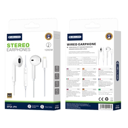 Sluchátka Jellico EP2A s Lightning konekterem a mikrofonem