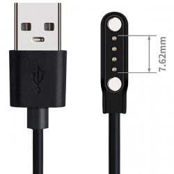 Univerzální nabíječka pro Čínské chytré hodinky a náramky 4-pin 7.62mm Magnetická 