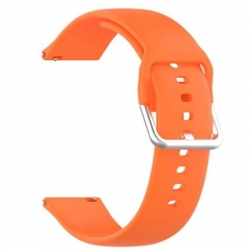 Silikonový řemínek pro chytré hodinky 22mm oranžový