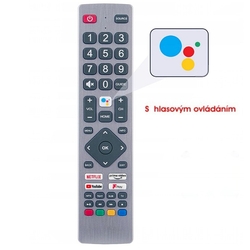 Sharp AQUOS SHW/RMC/0133 náhradní dálkový ovladač s hlasovým ovládáním, DLT