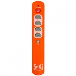 Dálkový ovladač SeKi Slim oranžový univerzální pro seniory 