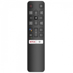 Dálkový ovladač TCL/Thomson RC802V, FMR1, FNR1 Bluetooth s hlasovým ovládáním pro Android TV, DLT