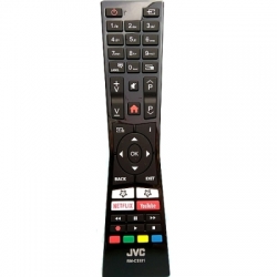 JVC RM-C3331 43100 Originální dálkový ovladač s tlačítkem Netflix, Youtube