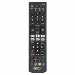 Dálkový ovladač pro LG LCD/LED/3D TV HUAYU RM-L1726 univerzální s tlačítkem Netflix, Amazon