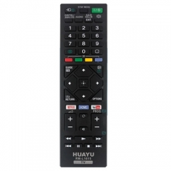 Dálkový ovladač pro Sony LCD/LED TV HUAYU RM-L1615 s tlačítkem Netflix, Youtube univerzální 