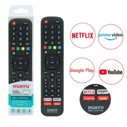 Dálkový ovladač univerzální HUAYU RM-L1335 pro HISENSE TV s tlačítkem NETFLIX a YouTube 