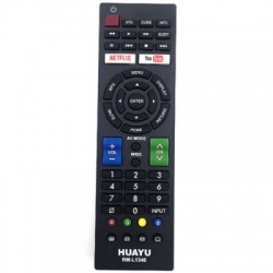 Dálkový ovladač pro Sharp LCD/LED TV HUAYU RM-L1346 univerzální s tlačítkem NETFLIX  