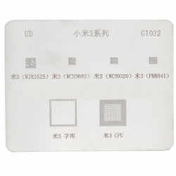 Matrice (šablony pro BGA spoje) chipsetu pro Xiaomi Mi3