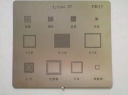 Matrice (šablony pro BGA spoje) chipsetu pro Apple iPhone 5C 