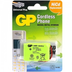Baterie pro bezdrátový telefon GP Gigaset T157, P-P301, 60AAH38MU, 600mAh, Ni-Mh