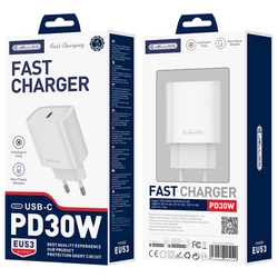 USB-C rychlá nabíječka, PD 30W JELLICO EU53 