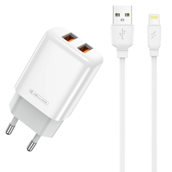 Nabíječka JELLICO EU02 pro IPhone Lightning 2.4A