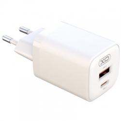 Síťová nabíječka USB-A QC3.0 18W USB-C PD 30W