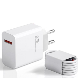 Síťová nabíječka USB QC 3.0 + 3x USB 2,4A