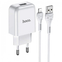 Nabíječka HOCO N2 pro IPhone Lightning 2.1A, barva bílá