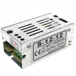 Napájecí zdroj pro LED pásky 12V 1A 12W vnitřní