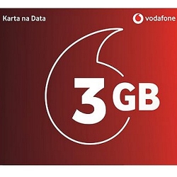 Vodafone karta pro mobilní internet 3Gb dat 