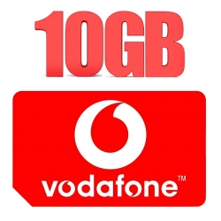 Vodafone karta mobilní internet 10Gb dat 