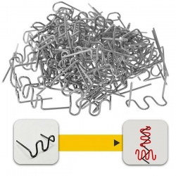 Sponky pro svařování plastů typ S vlna 0,8mm 100ks