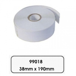 Kompatibilní papírové štítky pro Dymo 99018, 38mm x 190mm, 110ks, bulk