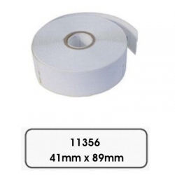Kompatibilní papírové štítky pro Dymo 11356, 41mm x 89mm, 300ks, bílé